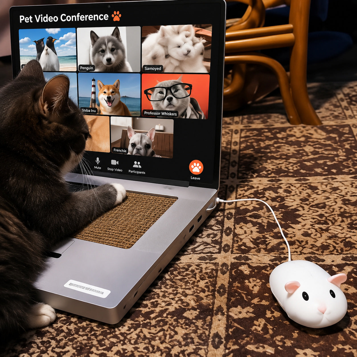 Laptop Scratcher Toy For Cats