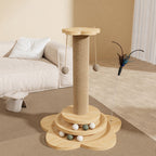 Sisal Cat Tower With Track
