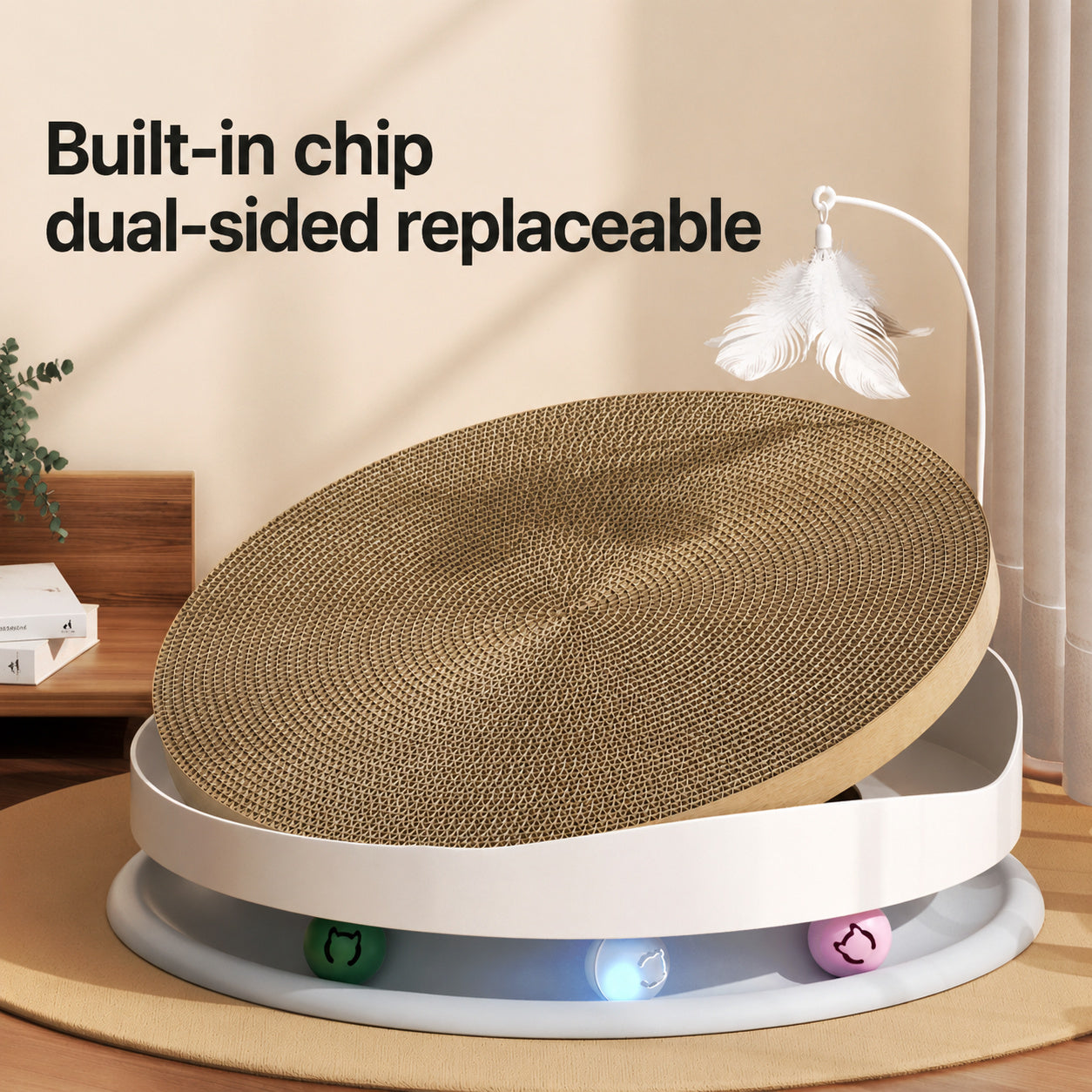 3-in-1 Scratcher Lounge Toy