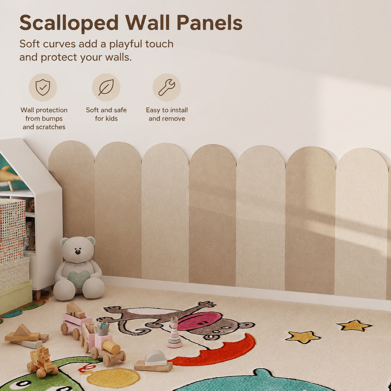 Felt Cat Scratch Wall Pad