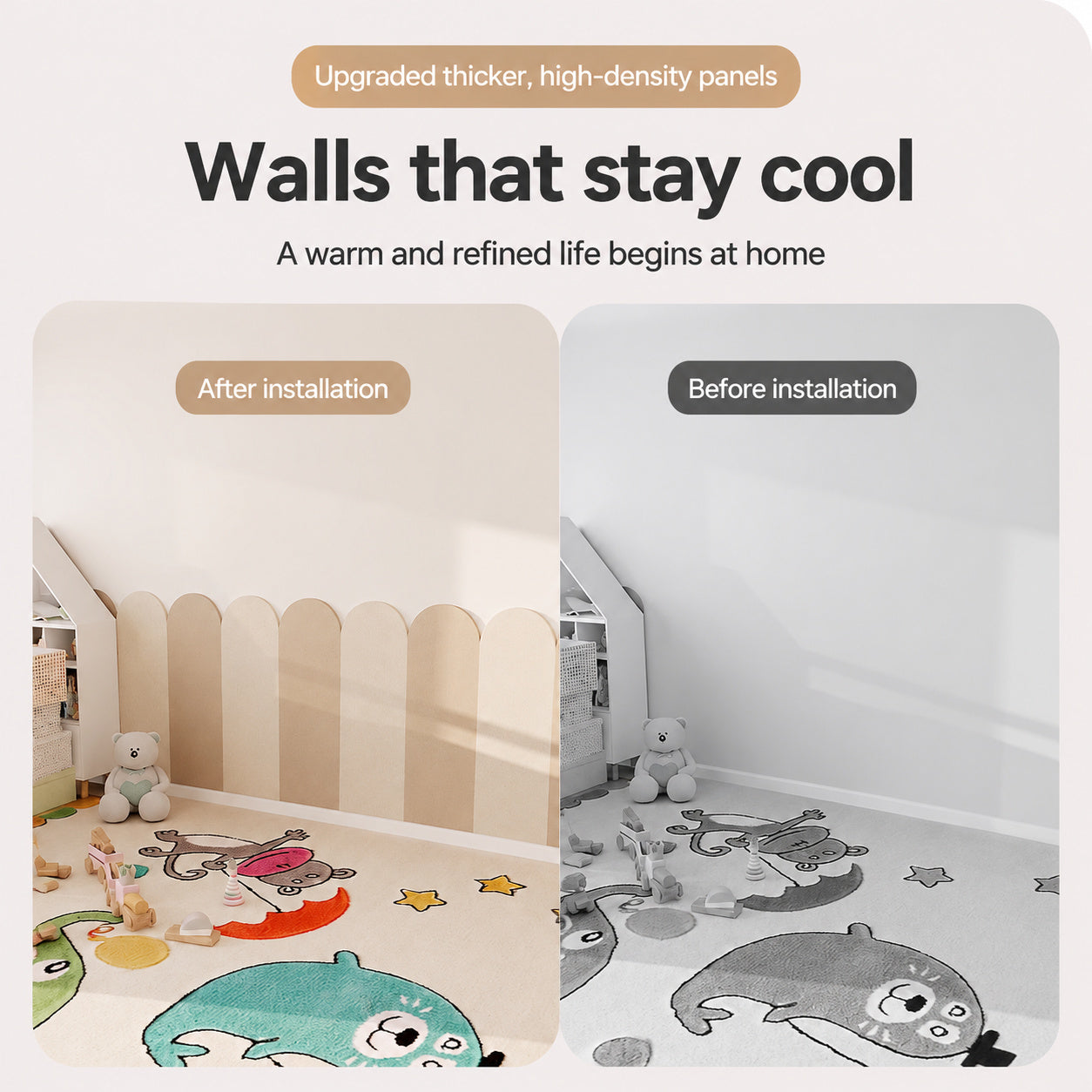 Felt Cat Scratch Wall Pad