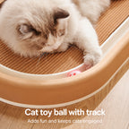 Oval Cat Lounge With Track Balls