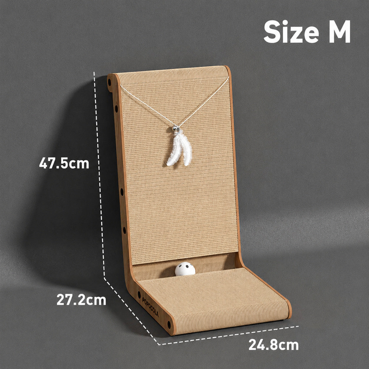 L-shaped Wall Scratcher