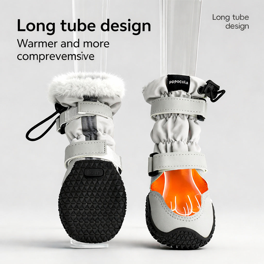 Waterproof Fleece Dog Boots