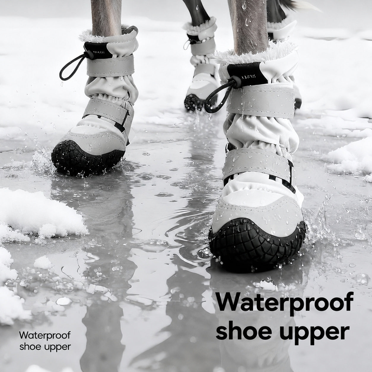 Waterproof Fleece Dog Boots