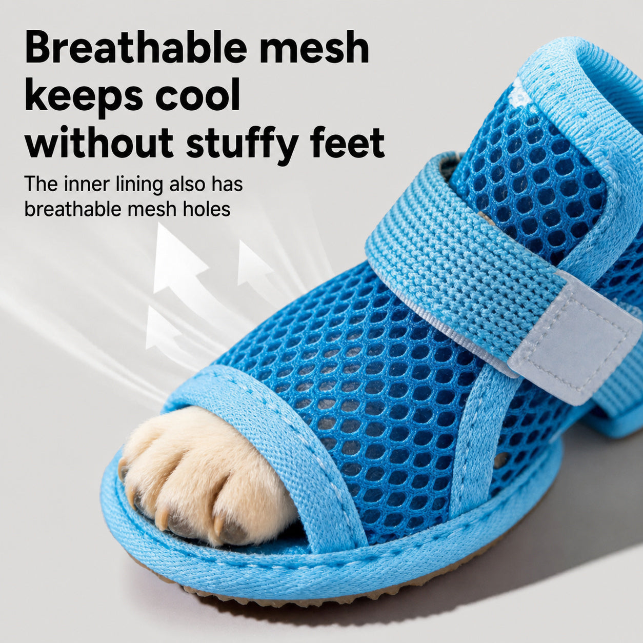 Breathable Mesh Dog Sandals