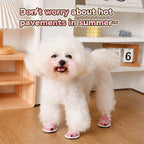 Canvas Dog Sandals With Straps