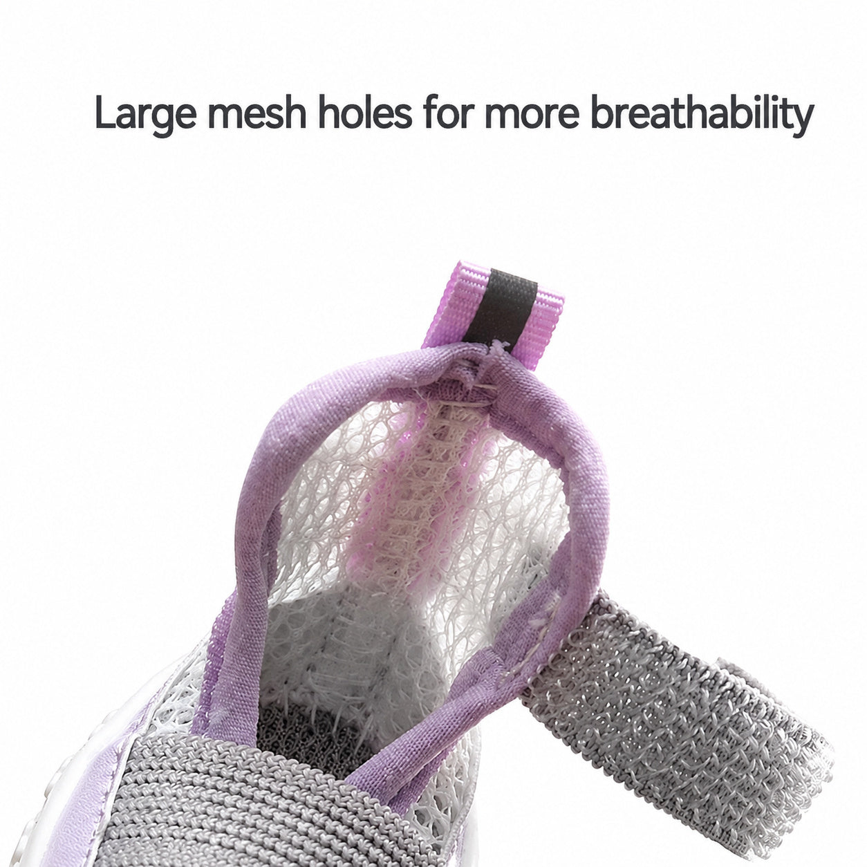 Mesh Dog Sandals Paw-print Sole
