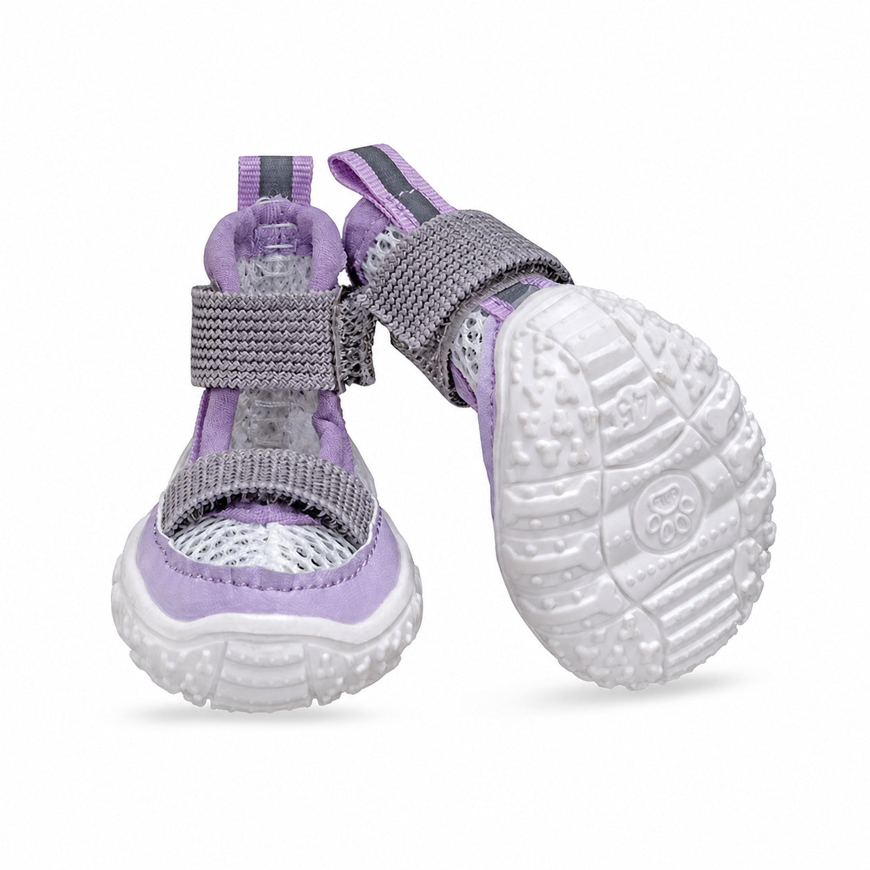 Mesh Dog Sandals Paw-print Sole