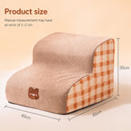 Plush Pet Stairs Ramp
