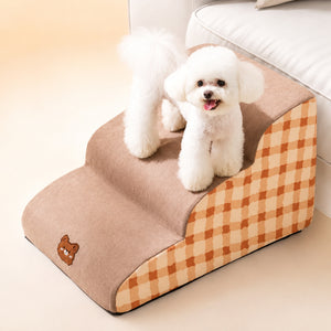 Plush Pet Stairs Ramp