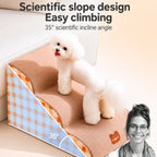 Plush Pet Stairs Ramp