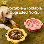 Collapsible silicone travel bowl