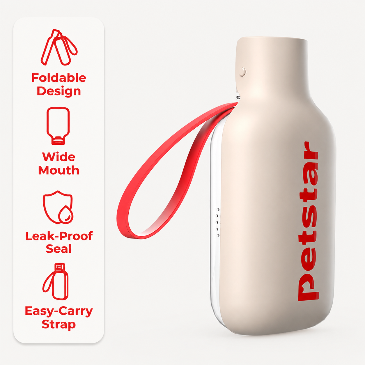 Travel Dog Water Bottle 550ml
