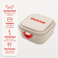 Collapsible Dual Travel Bowl
