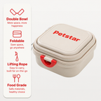 Collapsible Dual Travel Bowl
