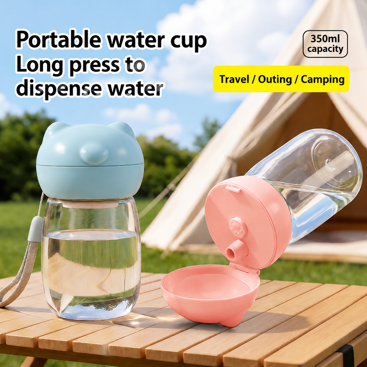 Portable Dog Water Bottle