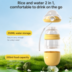 Portable 2-in-1 Water Bottle