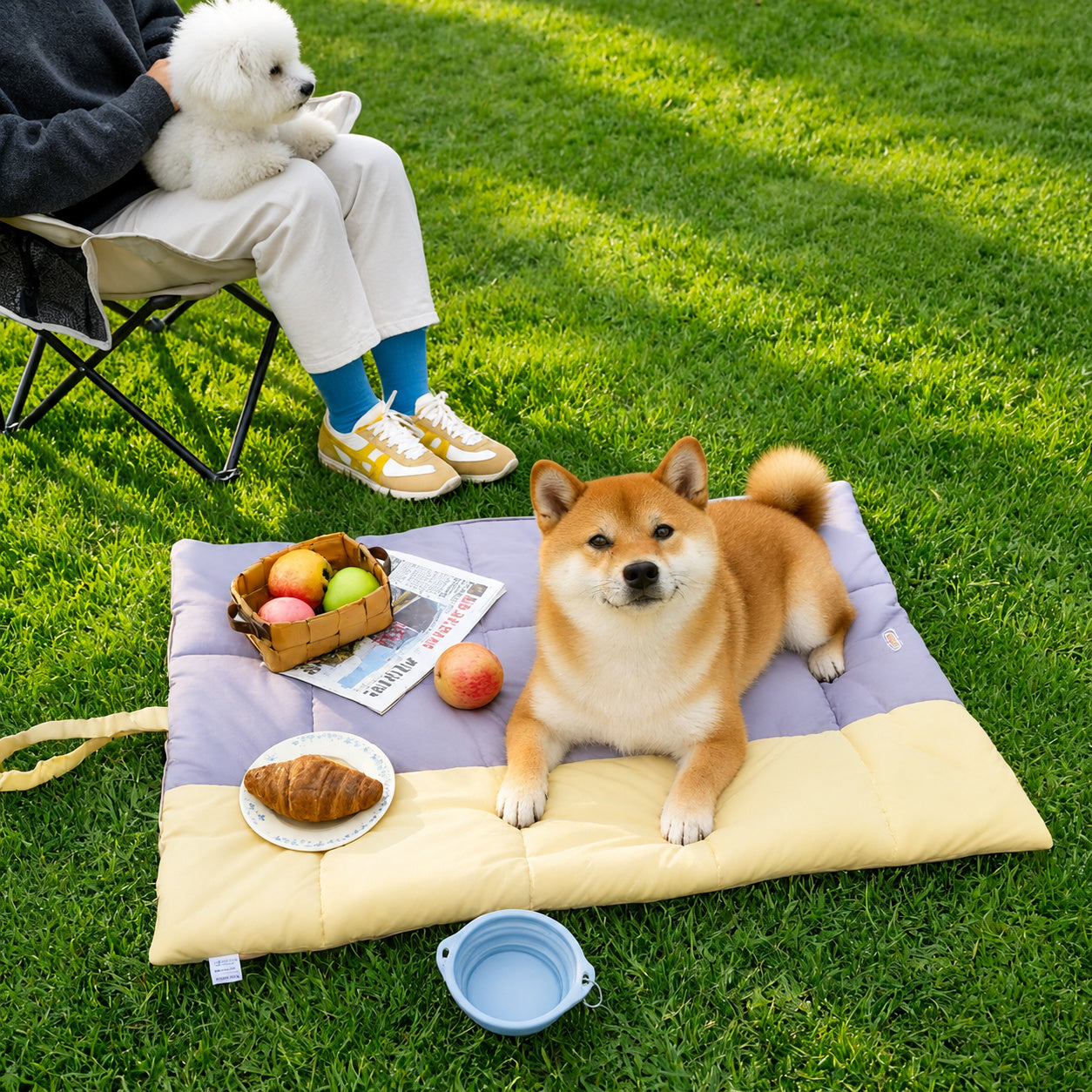 Reversible Pastel Travel Mat