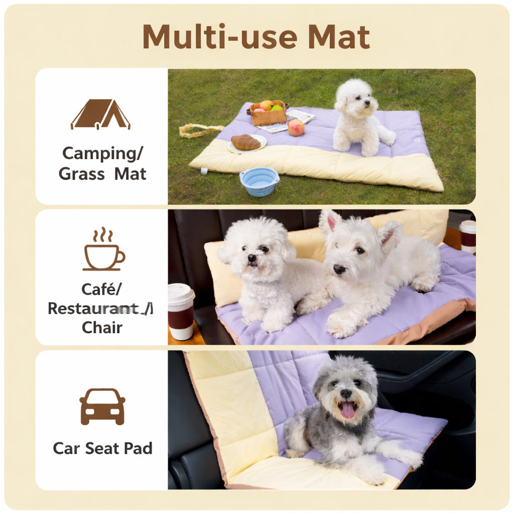 Reversible Pastel Travel Mat