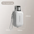 Foldable Dual Bowl Water Bottle