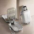 Foldable Dual Bowl Water Bottle