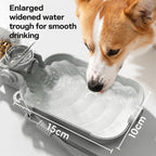 Foldable Dual Bowl Water Bottle
