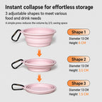 Fold-and-go Silicone Pet Bowl