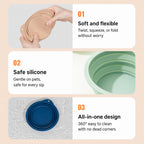 Fold-and-go Silicone Pet Bowl