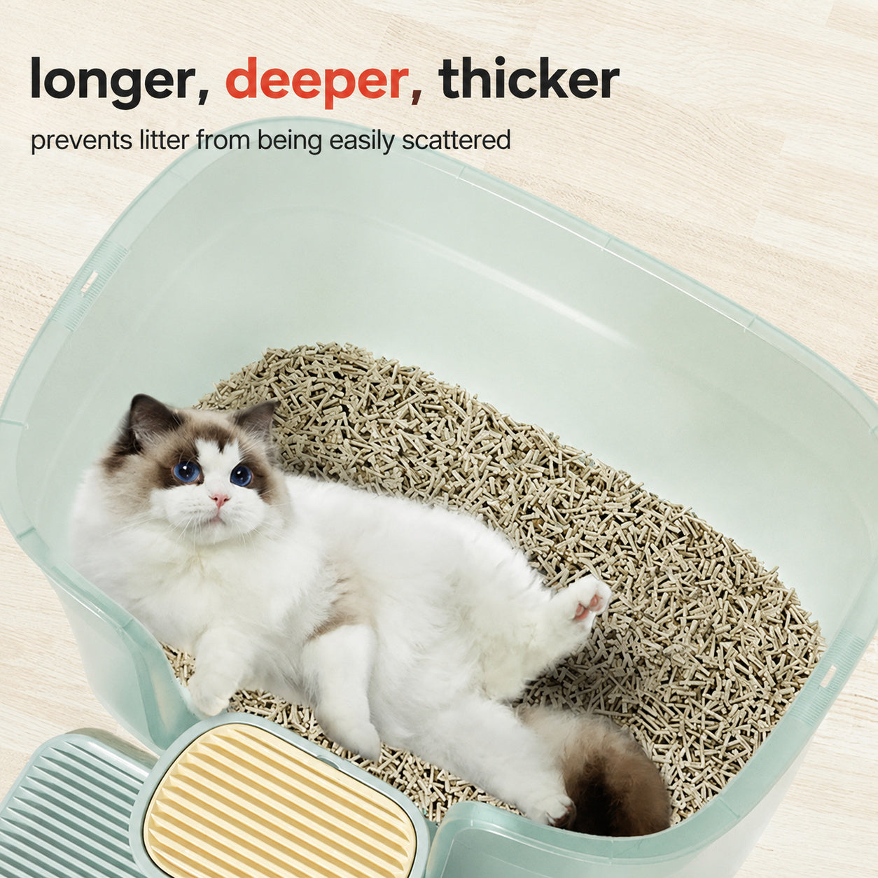 Extra-large Anti-splash Litter Box