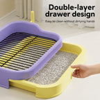 Color-block Drawer Dog Potty