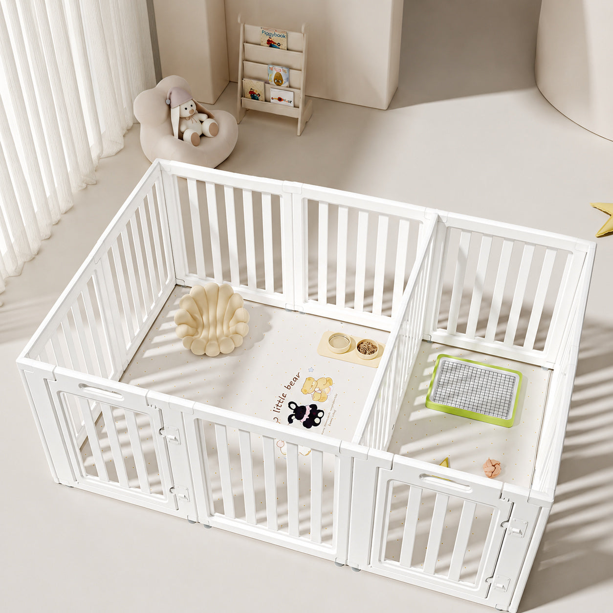 Modular Non-slip Dog Playpen