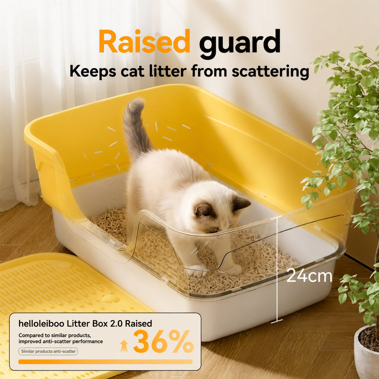 XL Anti-Splash Litter Box