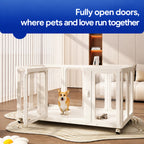 Modular Playpen With Locking Wheels