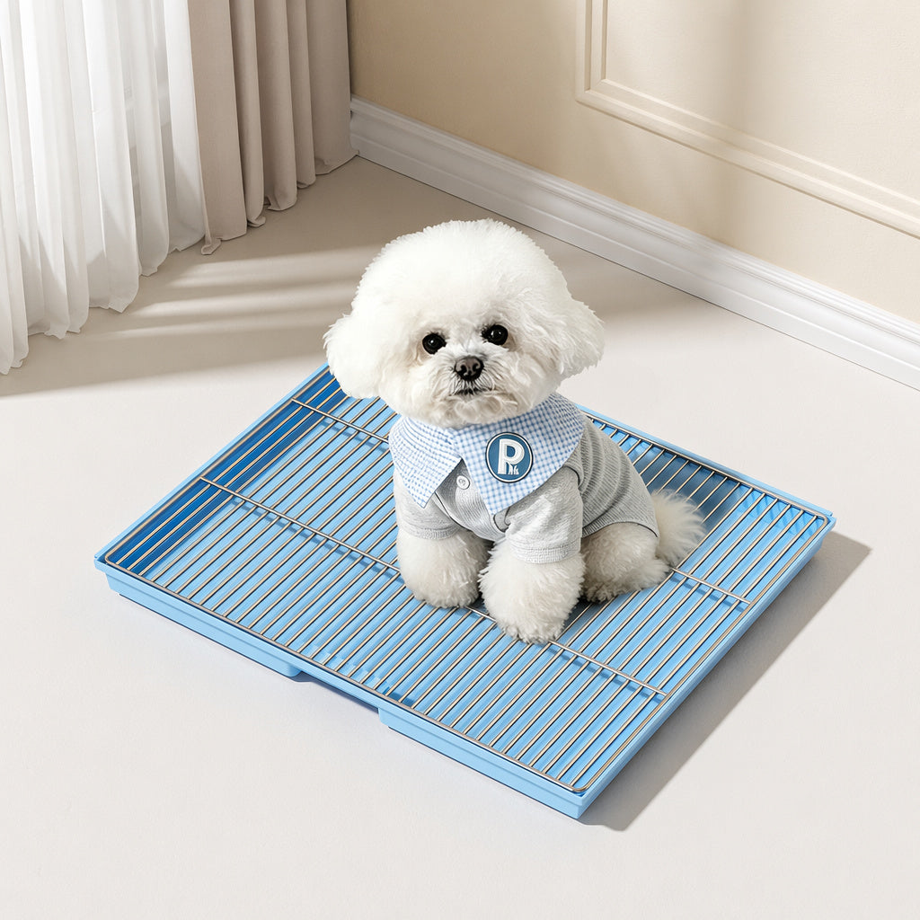 Elevated Dog Potty Tray