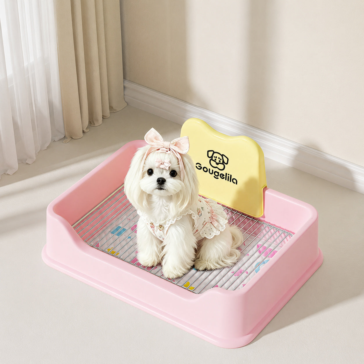 Indoor Dog Potty With Grate
