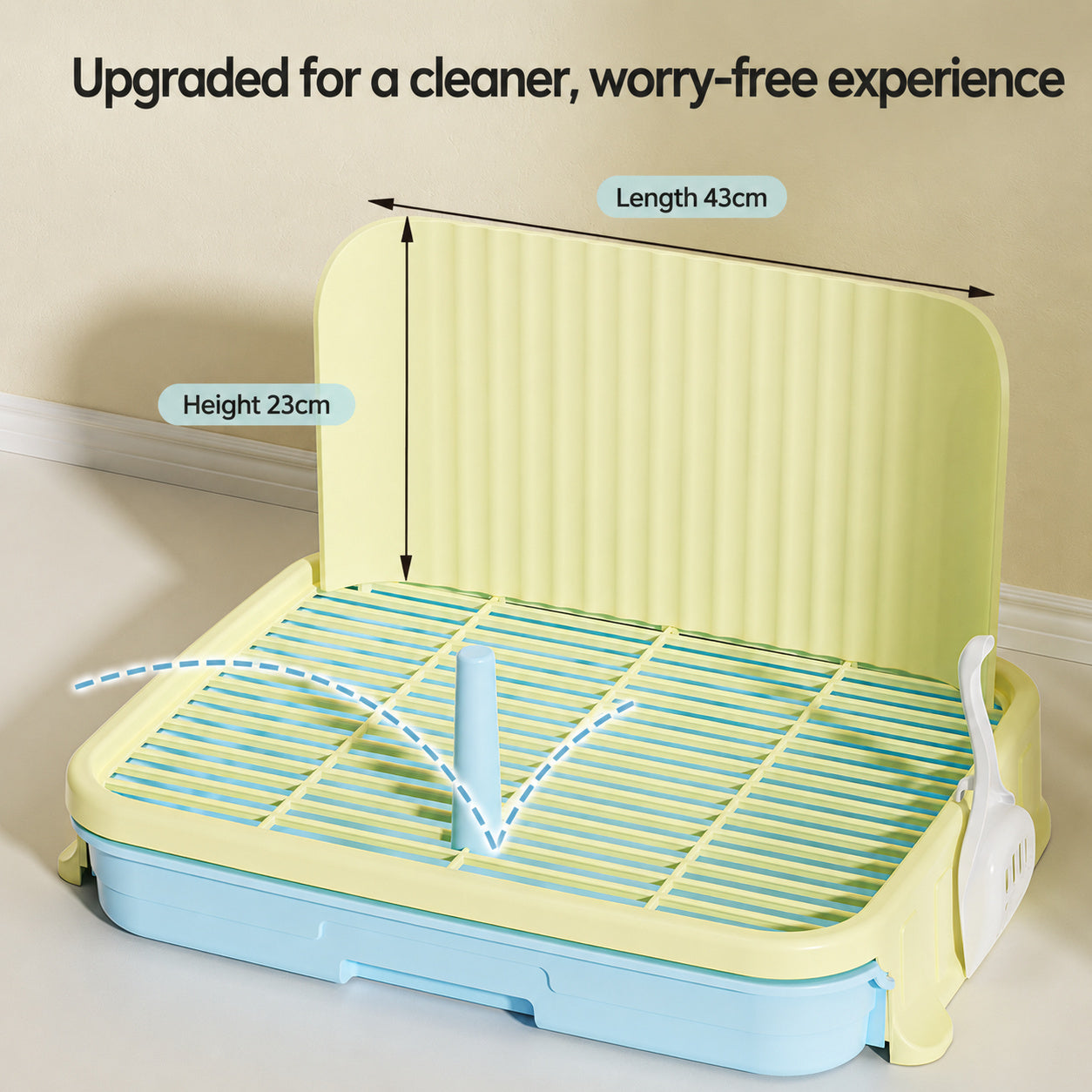 Indoor Dog Potty With Splash Guard