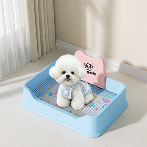 Pastel Dog Potty With Grate