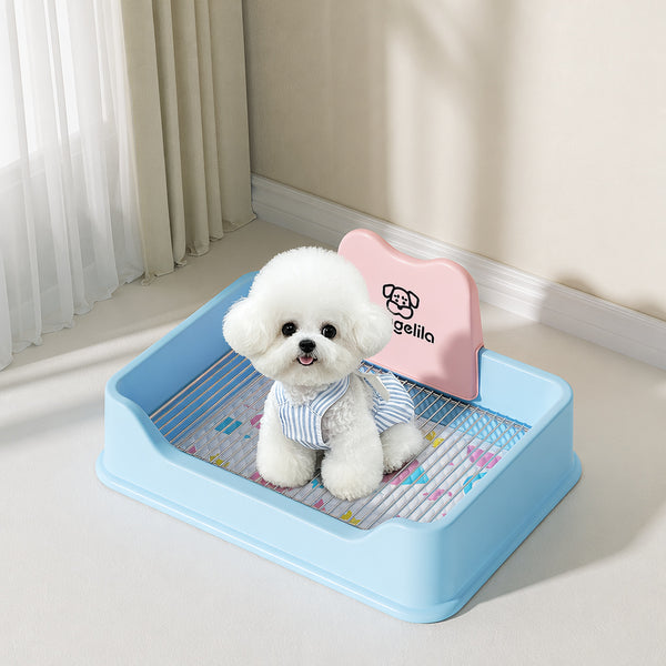 Pastel Dog Potty With Grate