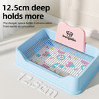 Pastel Dog Potty With Grate