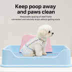 Pastel Dog Potty With Grate