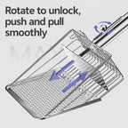 Stainless Steel Push-pull Scoop