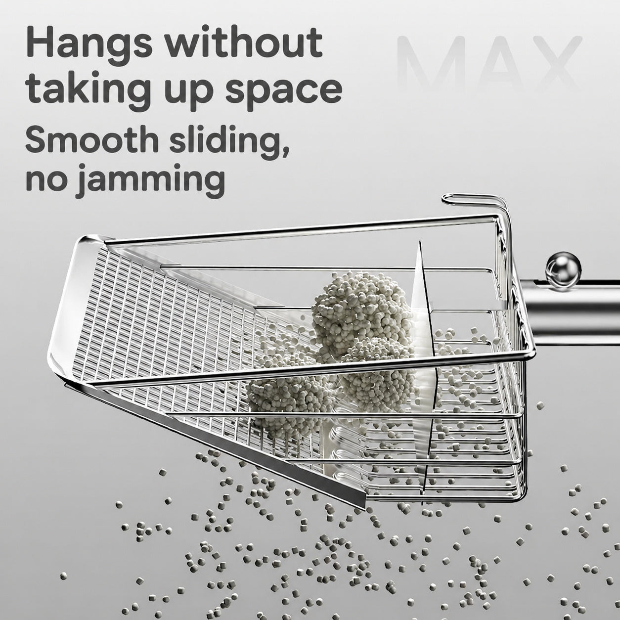 Stainless Steel Push-pull Scoop