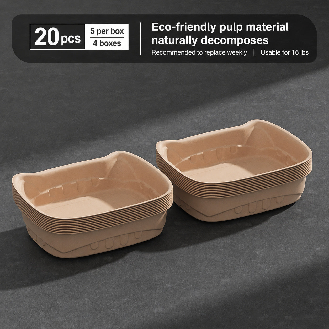 Disposable Travel Litter Box