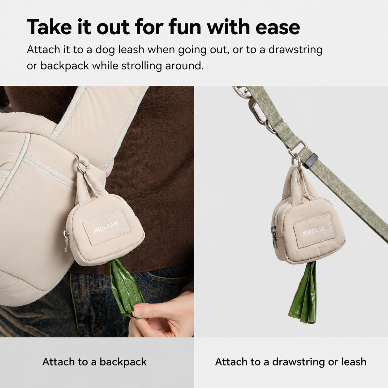 Poop Bag Carrier Keychain