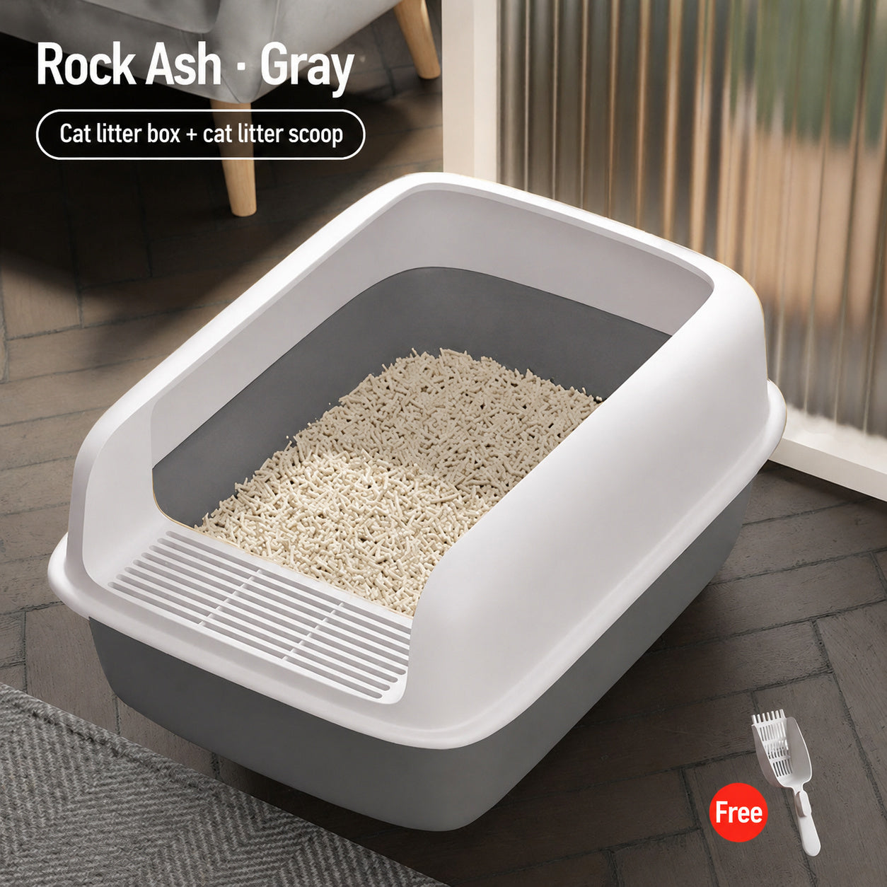 XL Anti-Tracking Open Litter Box