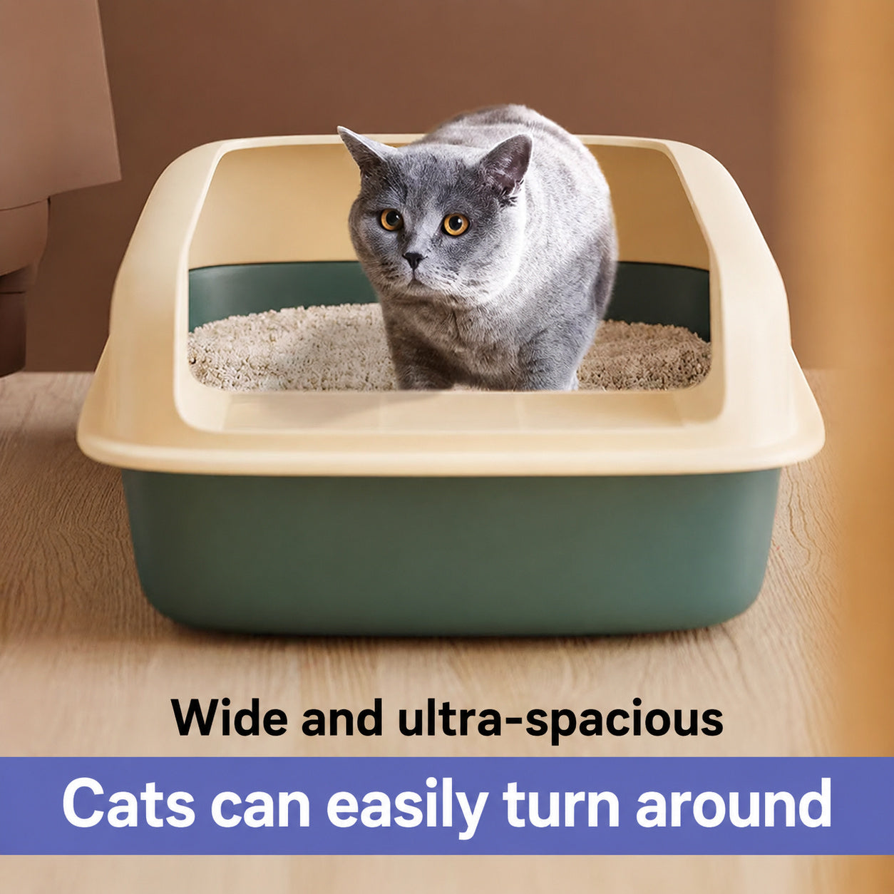 XL Anti-Tracking Open Litter Box