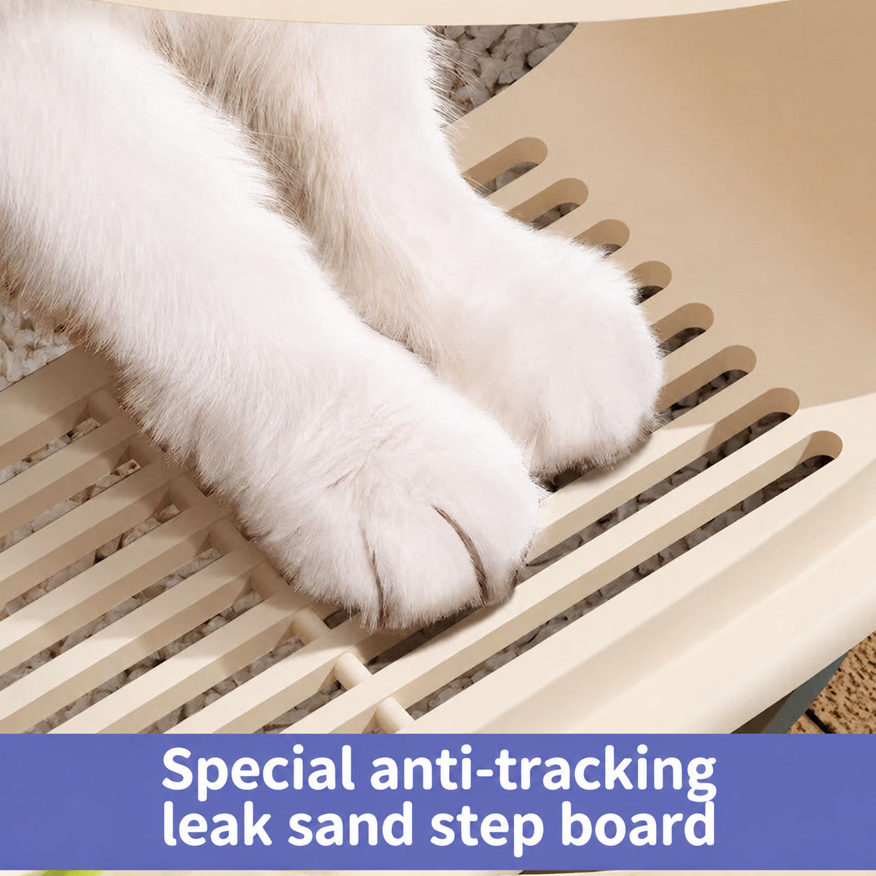 XL Anti-Tracking Open Litter Box