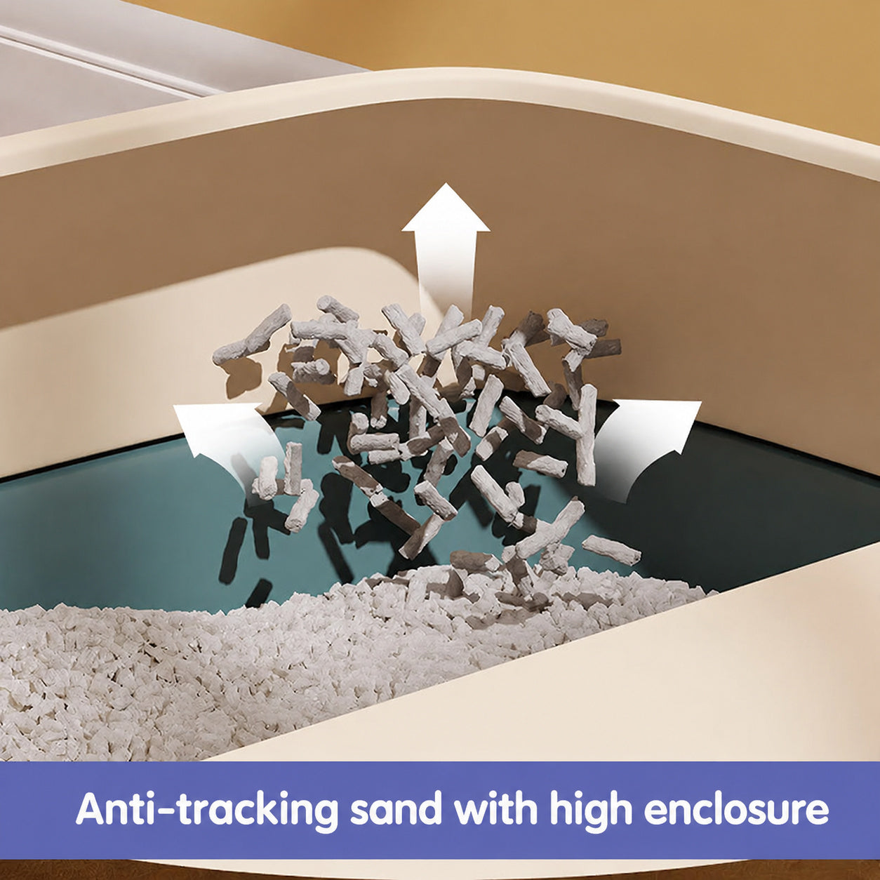 XL Anti-Tracking Open Litter Box