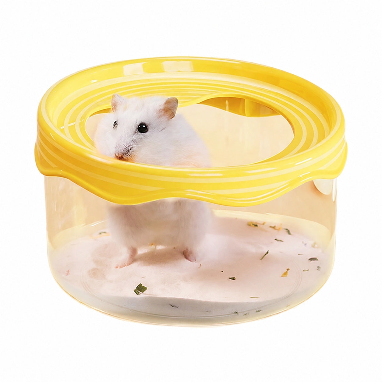 360° Clear Hamster Sand Bath
